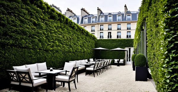 Hôtel jardin insoupçonné à paris : sérénité au cœur du 6ème